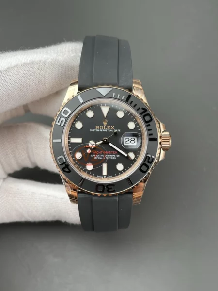 高仿勞力士 玫瑰金游艇 42mm 男士腕錶