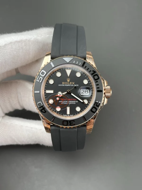 高仿勞力士 玫瑰金游艇 42mm 男士腕錶