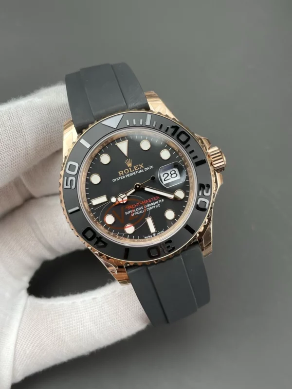 高仿勞力士 玫瑰金游艇 42mm 男士腕錶