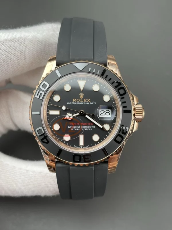 高仿勞力士 玫瑰金游艇 42mm 男士腕錶