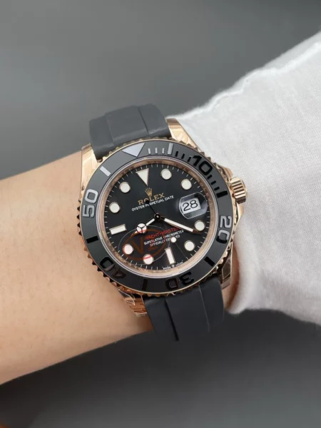 高仿勞力士 玫瑰金游艇 42mm 男士腕錶