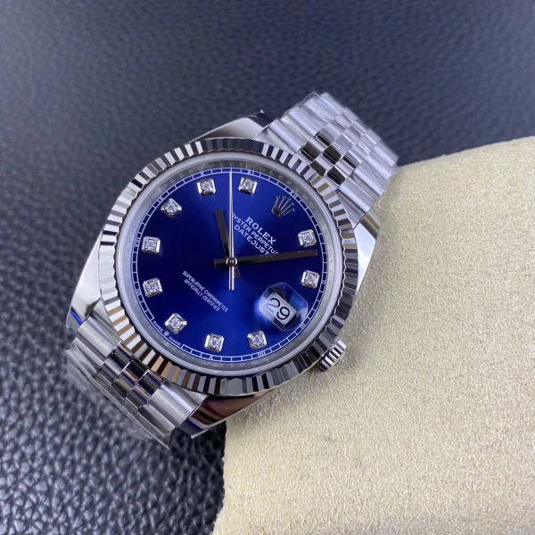 高仿勞力士/Rolex日志系列 C厰 藍盤男士腕錶41MM