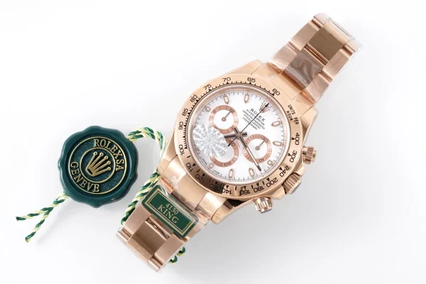 勞力士宇宙計型迪通拿系列m116505-0010 18k玫瑰金腕錶