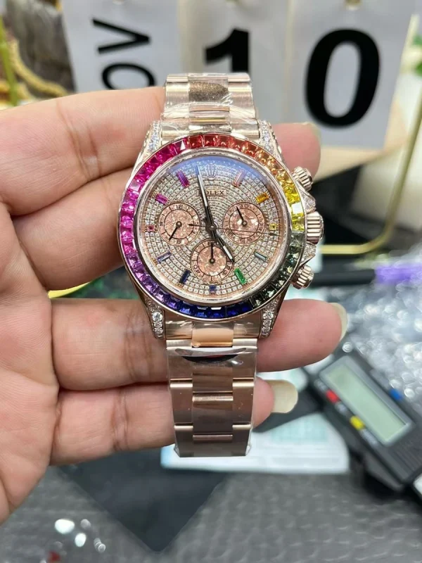 勞力士宇宙計型迪通拿系列116595RBOW-0004腕錶（彩虹迪）