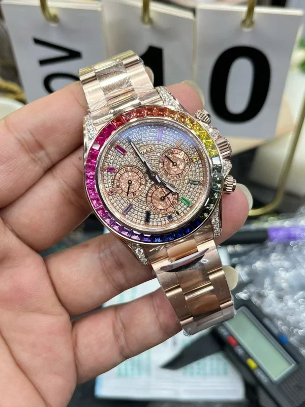勞力士宇宙計型迪通拿系列116595RBOW-0004腕錶（彩虹迪）