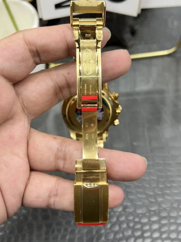 高仿勞力士宇宙計型迪通拿126508-0008 黃金綠面傳奇時計