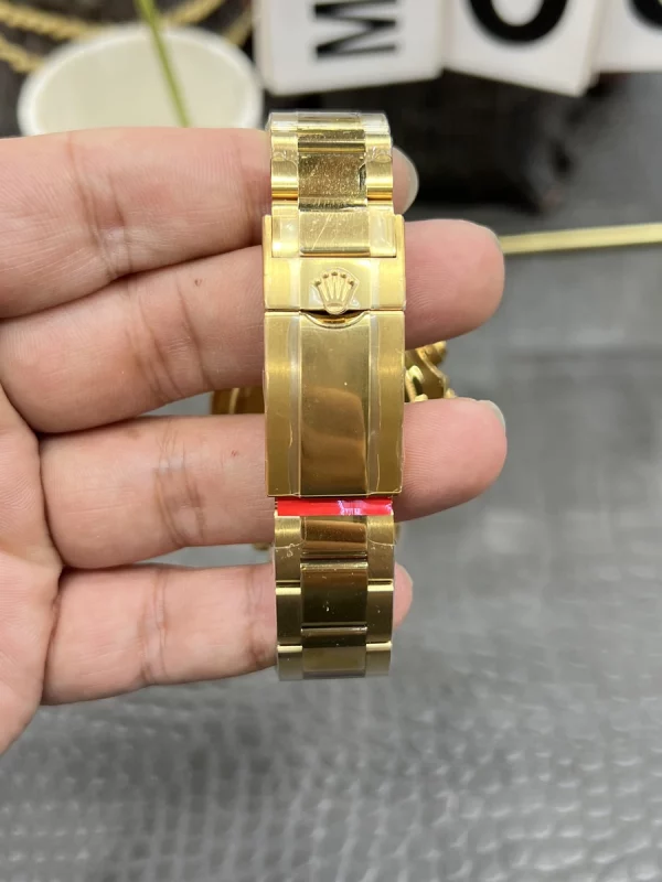 高仿勞力士宇宙計型迪通拿126508-0008 黃金綠面傳奇時計