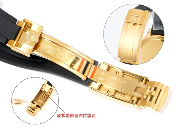 勞力士宇宙計型迪通拿系列m126538tbr-0004男士腕錶