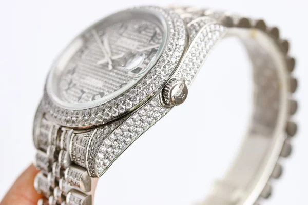 勞力士/Rolex Datejust 116300 白金鑽石阿拉伯數位錶盤 腕錶​