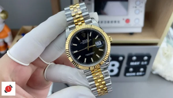 高仿勞力士Rolex-日誌型41 間金黑盤