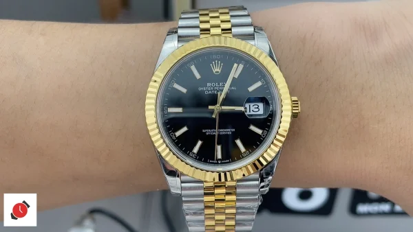 高仿勞力士Rolex-日誌型41 間金黑盤
