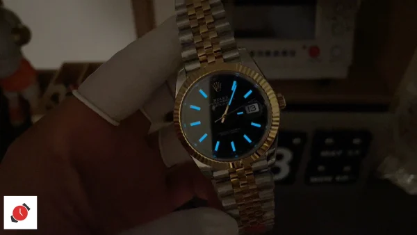 高仿勞力士Rolex-日誌型41 間金黑盤