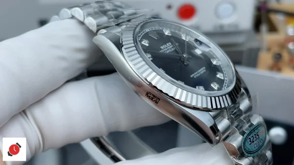 高仿勞力士Rolex-日誌型41 灰色鑽石盤