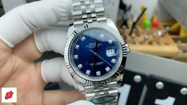 高仿勞力士Rolex-日誌型41 藍色鑽石盤