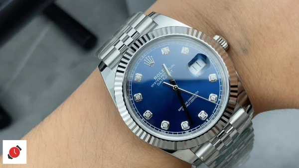 高仿勞力士Rolex-日誌型41 藍色鑽石盤