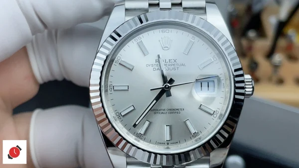 高仿勞力士Rolex-日誌型41 銀盤