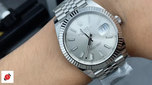高仿勞力士Rolex-日誌型41 銀盤