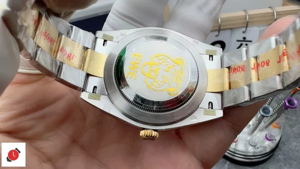 高仿勞力士Rolex-日誌型41 間金香檳金盤