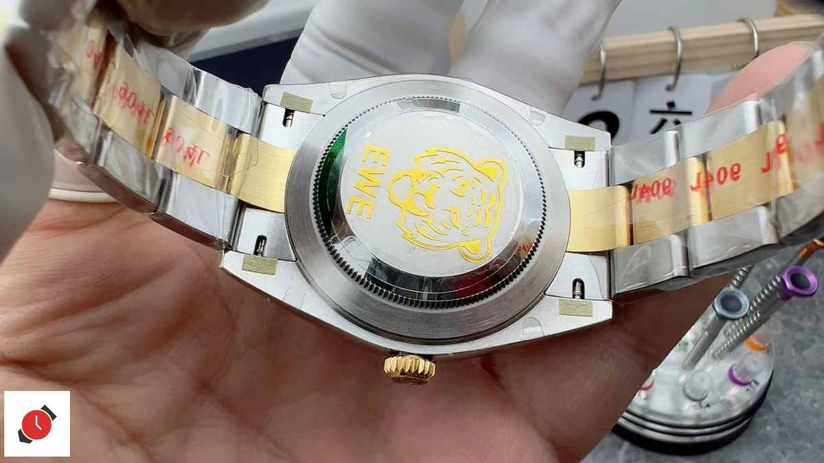 高仿勞力士Rolex-日誌型41 間金香檳金盤