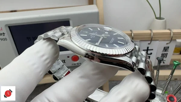 高仿勞力士Rolex-日誌型41 藍格子盤