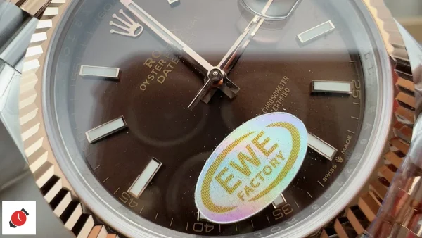 高仿勞力士Rolex-日誌型41 玫瑰金咖啡盤