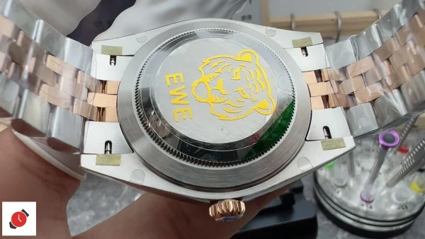 高仿勞力士Rolex-日誌型41 玫瑰金咖啡盤