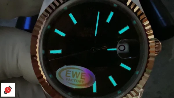 高仿勞力士Rolex-日誌型41 玫瑰金咖啡盤