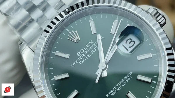 高仿勞力士Rolex-日誌型36 黑針綠盤