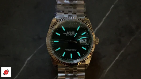 高仿勞力士Rolex-日誌型36 黑針綠盤