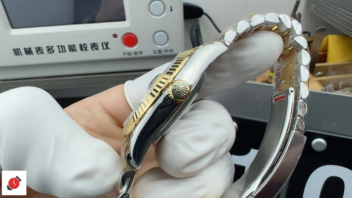 高仿勞力士Rolex-日誌型36 間金綠盤