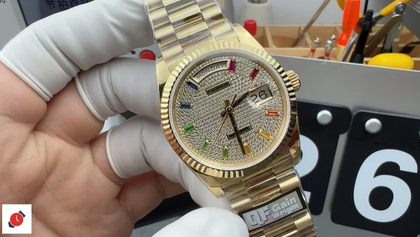 高仿勞力士Rolex-星期日曆型36 鑽麵