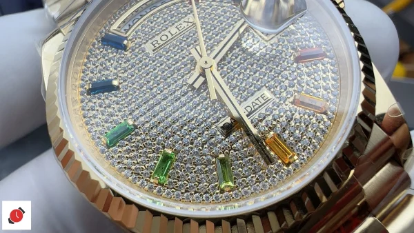 高仿勞力士Rolex-星期日曆型36 鑽麵