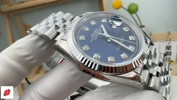 高仿勞力士Rolex-日誌型36 鑽石藍盤