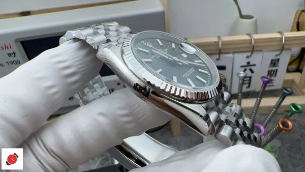 高仿勞力士Rolex-日誌型36 銀針綠盤