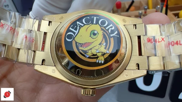 高仿勞力士Rolex-星期日曆型36 間金白盤