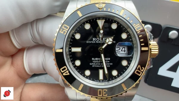 高仿勞力士Rolex-水鬼潛水錶 間金黑水鬼 41MM