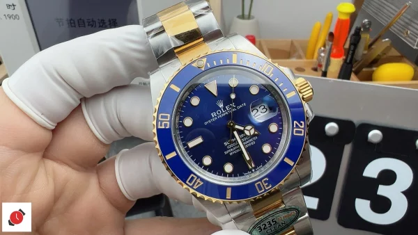 高仿勞力士Rolex-水鬼潛水錶 間金藍水鬼 41MM