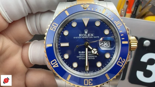 高仿勞力士Rolex-水鬼潛水錶 間金藍水鬼 41MM