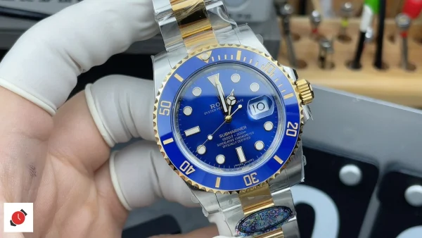 高仿勞力士Rolex-水鬼潛水錶 間金藍水鬼 40MM