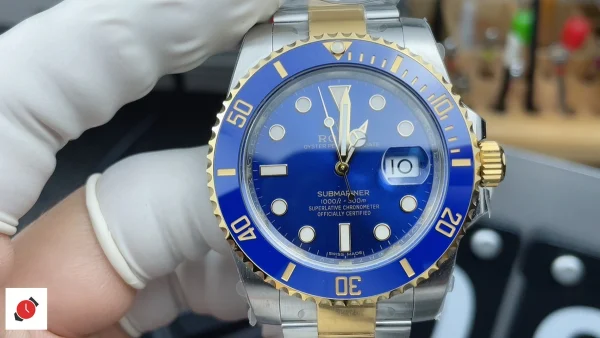 高仿勞力士Rolex-水鬼潛水錶 間金藍水鬼 40MM