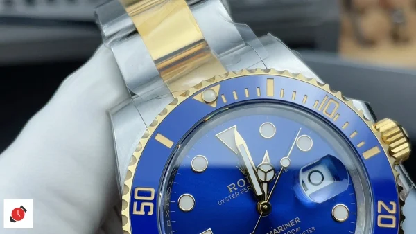 高仿勞力士Rolex-水鬼潛水錶 間金藍水鬼 40MM