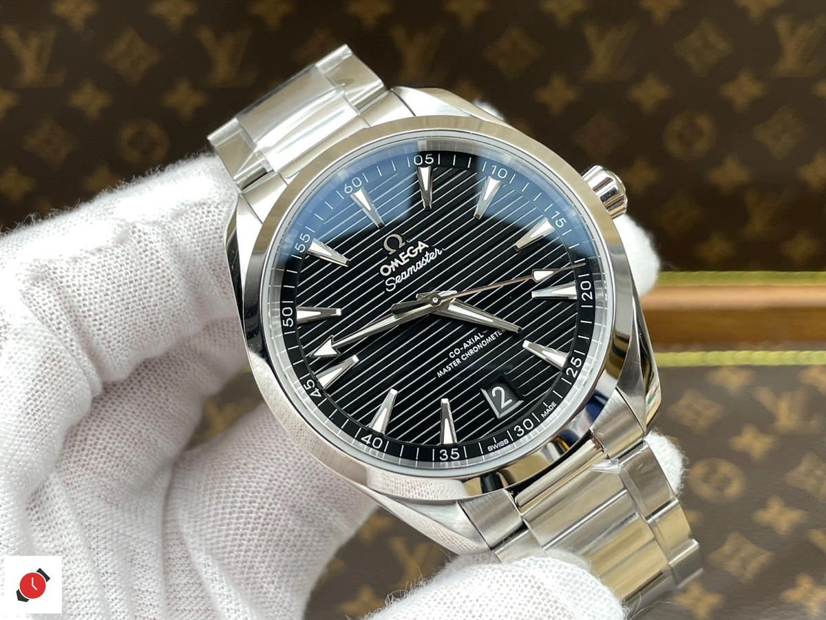 高仿歐米茄Omega-海馬150 AT150 柚木黑盤 41MM