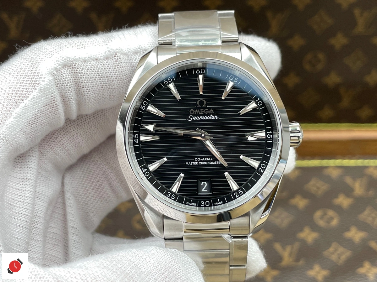 高仿歐米茄Omega-海馬150 AT150 柚木黑盤 41MM
