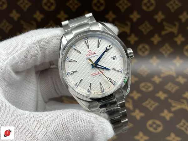 高仿歐米茄Omega-海馬150 AT150 柚木白盤金針 41MM