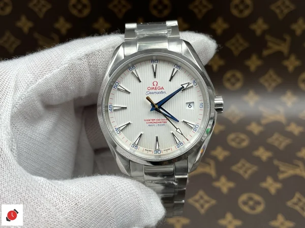 高仿歐米茄Omega-海馬150 AT150 柚木白盤金針 41MM