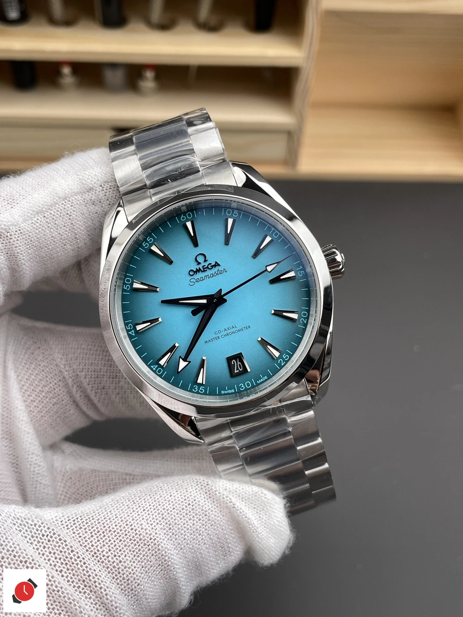 高仿歐米茄Omega-海馬150 AT150 綠松石盤 41MM