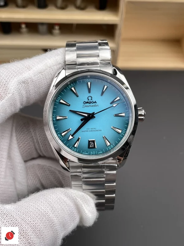高仿歐米茄Omega-海馬150 AT150 綠松石盤 41MM