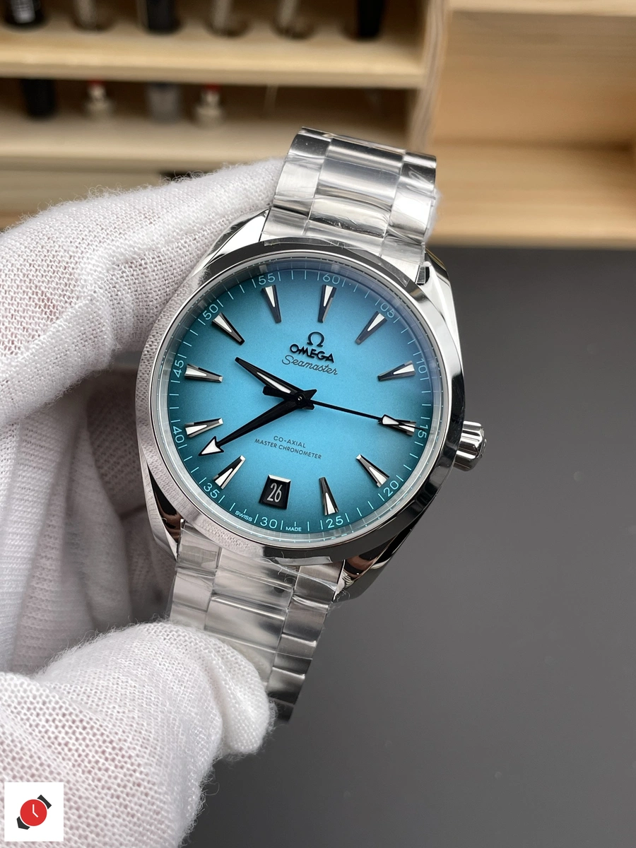 高仿歐米茄Omega-海馬150 AT150 綠松石盤 41MM