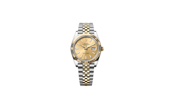 20250908011 高仿勞力士Rolex-日誌型41 間金香檳金盤