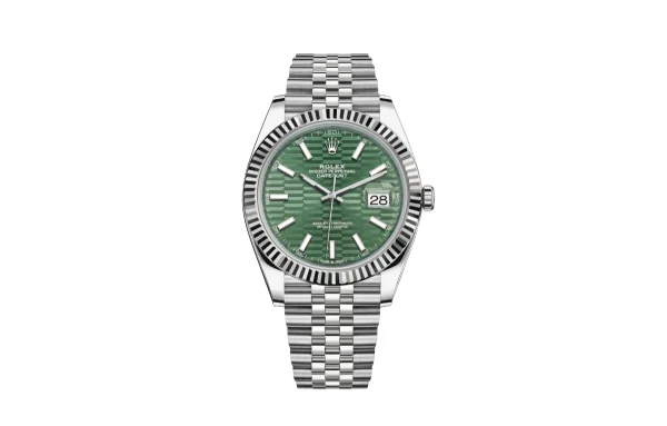 高仿勞力士Rolex-日誌型41 綠格子盤